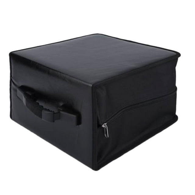 520 Discs Portable CD DVD Wallet Holder Bag Case Album Organizer Media Storage Box (Black)