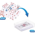 thumbnail image 4 of 6Pcs Playing Card Box,Bexikou Small Plastic Storage Box Trading Card Storage Box Playing Card Case Clear Storage Containers Box for Small Items, Beads, Business Cards, Game Cards, Crafts, 4 of 7