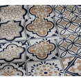 thumbnail image 4 of oneOone Cotton Jersey Navy Blue2 Fabric Floral & Tiles Moroccan Craft Projects Decor Fabric Printed By The Yard 58 Inch Wide, 4 of 4
