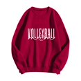 thumbnail image 3 of SIYUDAN Women Sweatshirt for Women Sweat Shirts Women Long Sleeve Pullover Sweatshirt Red Pullover Adult Sweatshirts for Women Fall Clothes Trendy Womens Clothes, 3 of 3