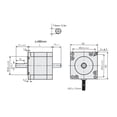 thumbnail image 4 of Motor Paso A Paso, Motor Eléctrico Paso A Paso De Control Preciso Para Ocasiones De Transmisión Para Control De Motores Industriales, 4 of 7