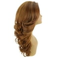 thumbnail image 6 of LUXLUXE Yenne Wavy 23 inch 4X4 Hand-Tied Lace Front Wig, 20+ Colors (#P4273 - Light Brown Blend), 6 of 9