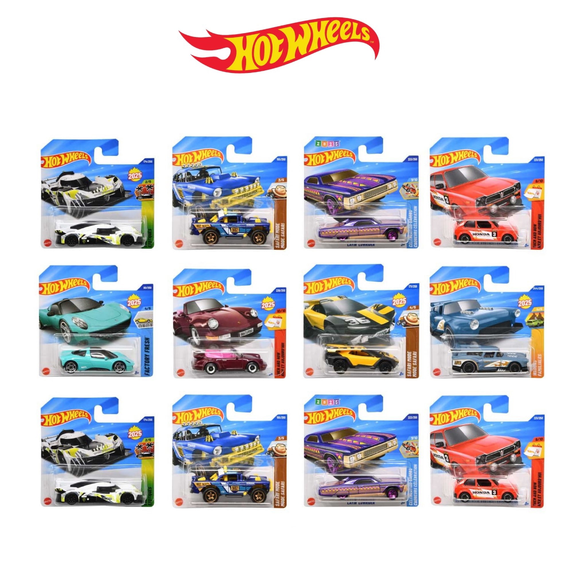 Hot Wheels Christmas Advent Calendar 2023 with 8 Cars and 16