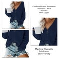 thumbnail image 1 of Cardigan à Capuche Femme Pull Zip Cardigan à Capuche Pull Zippé à Capuche Haut Ample Cardigan à Capuche Femme Haut Décontracté à Capuche Femme Cardigan à Capuche Pull, 1 of 6