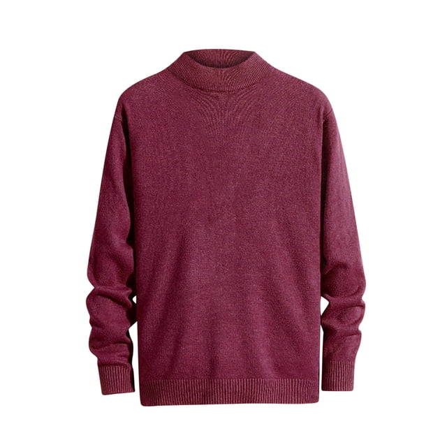 Pisexur Chandail d'Automne pour Hommes Col Rond Chandail à Capuche Ajusté Léger Tricot pour Chandail en Molleton Décontracté