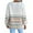 White, variant on Fesfesfes Women Sweaters Casual Rainbow Stripes Casual Loose Long Sleeve Sweater Clothes Sale
