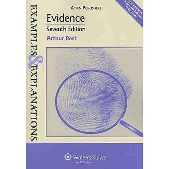 Pre-Owned Evidence (Examples & Explanations) (Paperback) 0735584796 9780735584792