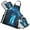 Child Stand in front of Door, variant on Cute Gnome on Snow 5 Pcs Kitchen Set Heat Resistant Oven Mitts and Non-Slip Pot Holders with Adjustable Cooking Apron
