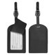 thumbnail image 1 of Etiquetas de Equipaje Uxcell para Maletas [2PCS] - Etiqueta de Bolsa con Cubierta de Privacidad Segura y Hebilla Ajustable - [Negro - Cuero PU], 1 of 7