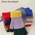 thumbnail image 3 of Guantes de invierno Star para mujer, guantes de punto cálidos, guantes para niñas con pantalla táctil, 3 of 5