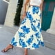 thumbnail image 4 of Estilo de las mujeres Personalidad Dulce Impresión digital Falda grande de flores Falda larga de moda Wmkox8yi  FGJ2273, 4 of 5