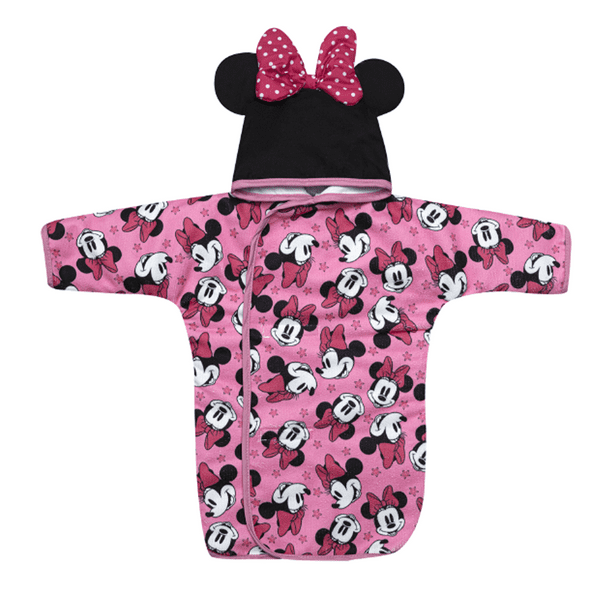 Mi Primera Batita Pink Minnie CHIQUI MUNDO Pink minnie; bata ultrasuave para bebe; bata de baño