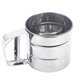 thumbnail image 1 of Taza tamiz de harina de acero inoxidable, colador de polvo, prensa manual, 1 ud., 1 of 7