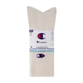 thumbnail image 6 of Champion Men’s Crew Socks 6 Pack – Flat Knit, Moisture-Wicking, Arch Support, Stretch Comfort, Sizes 6–12.5, 6 of 6