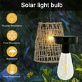 thumbnail image 2 of 2-Pack Solar LED Edison Bulbs Outdoor Waterproof Auto On/Off Charging for Patio Garden, 2 of 6