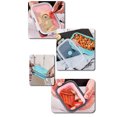 thumbnail image 4 of Set of 4 Collapsible Silicone Food Storage Container With BPA Free, Leftover Meal Box With Airtight Plastic Lids For Kitchen,Microwave & Freezer & Dishwasher Safe, 4 of 5