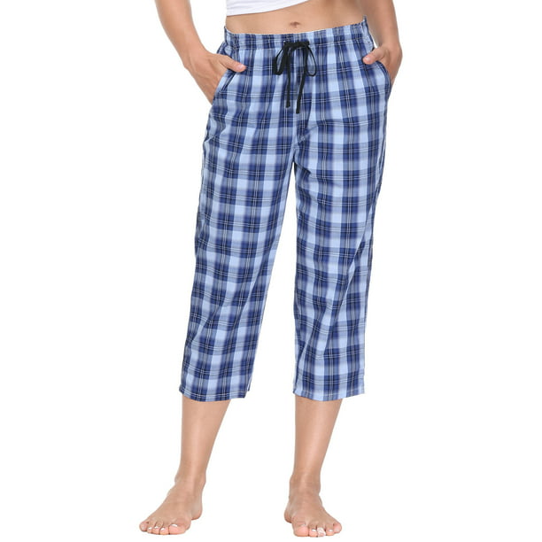 MoFiz Women Capri Pajama Pant Sleepwear with Pocket #9 Size S - Walmart.com