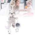 thumbnail image 1 of Clip On Plush Hanging Toy, Baby Crib Hanging Rattles Toy Soft Cute Cartoon Animal Educational Gray  for Infant, 1 of 7
