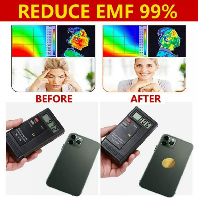 EMF Radiation Protection Pad for Ipad/Cell Phones EMF Radiation Protect &  Heat Shield Nuclear Radiation Reduce - Anti Radiation Laptop Computer Pad 