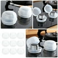 thumbnail image 6 of Universal 9pcs Stove Knob Safety Cover for Home PP Material Protects from Children Turning, 6 of 8