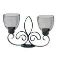 thumbnail image 1 of Fleur De Lis Duo Candle Stand, 1 of 2