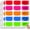 Red,pink,orange,blue,green, variant on 300 Pcs Removable Garage Sale Stickers, Burst Star Adhesive Yard Sale Price Stickers with Space to Write Pricing (2"x3"), Price Tag Rummage Sale Labels for Retail and Market
