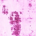 thumbnail image 1 of Ahgly Company Indoor Square Abstract Pink Modern Area Rugs, 7' Square, 1 of 4