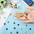thumbnail image 5 of 1Box 60Pcs 10 Style Alloy Enamel Bead Caps Flower Mixed Color 10x8.5~9x2.5~3mm Hole: 1.2~1.4mm 6pcs/style, 5 of 6