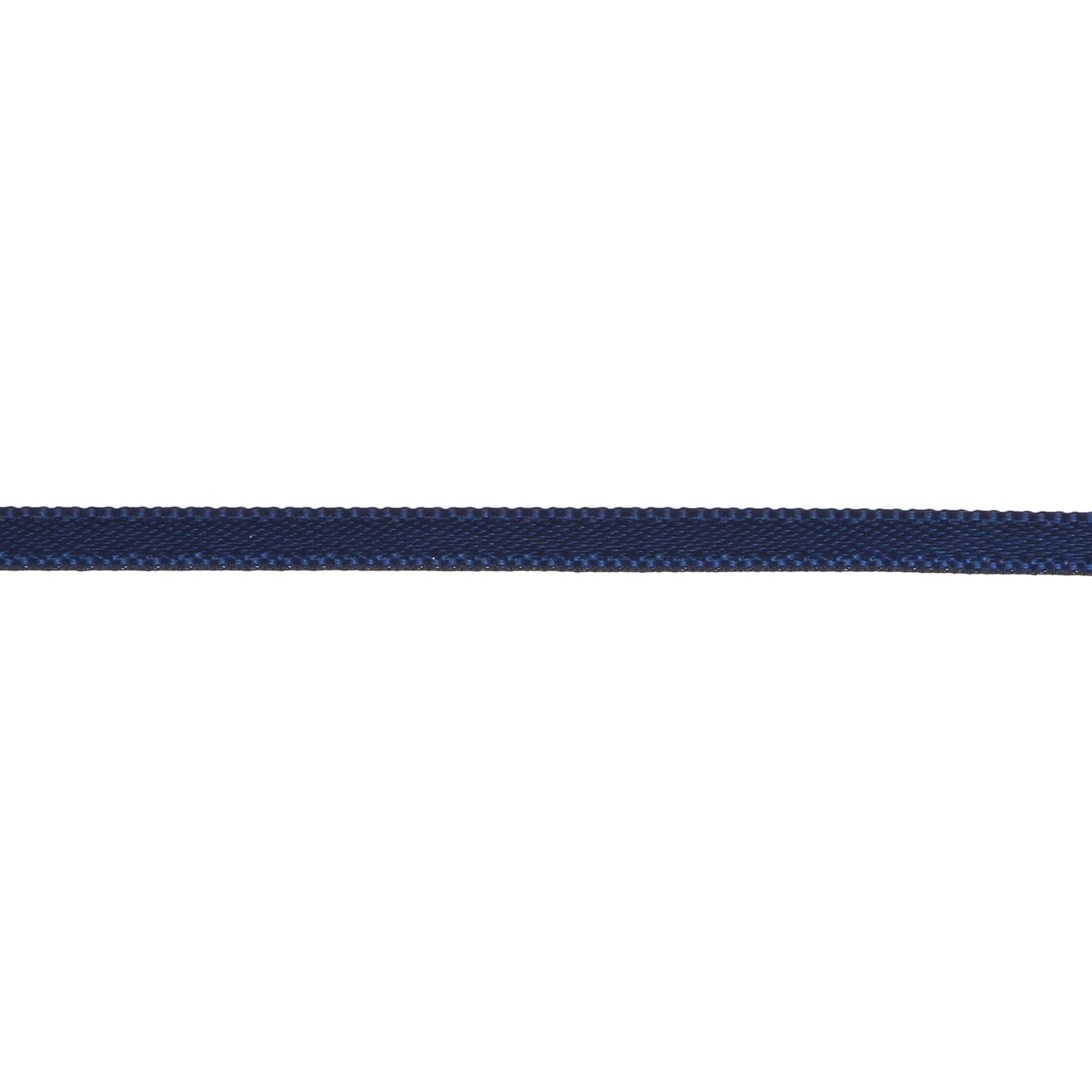 1/8" x 10yd. Navy Satin Ribbon by Celebrate It – Non-Wired with Woven Edge - Polyester – Ideal for Gift Wrapping - Baskets & DIY Crafts - 24 Pack