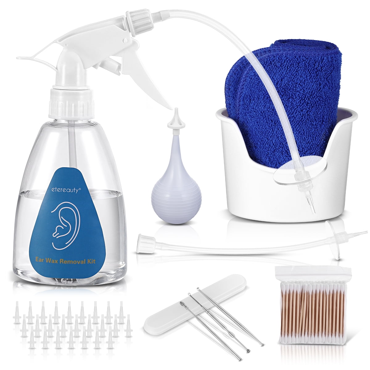 ETEREAUTY Ear Wax Removal Kit Ear Washer System Includes Washer Bottle