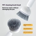 thumbnail image 6 of 6-in-1 Dish Brush with Detergent Dispenser Features Adjustable Angle and Rotating Scrub Function, Suitable for Cleaning pots, Pans, Dishes and Utensils. Comes with Wall Mount, Ideal for use on Sink, 6 of 9