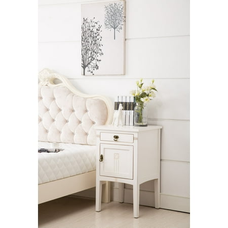 Wood Nightstands With Drawers Porthos Home Saybrook Wood Nightstand With Pull-out Drawer And Storage Cabinet, Great As A Kids Nightstand Too (Crafted From Solid Wood) ()