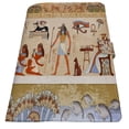 thumbnail image 2 of PKQWTM Ancient Egypt Scene Hieroglyphic Carvings Book Cover Book Protector Book Sleeve Book Pouch Book Bag 6x9 inch, 2 of 4