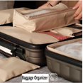 thumbnail image 2 of 7 Set Packing Cubes for Suitcases, Travel Essentials for Carry on, Luggage Organizer Bags Set for Travel Accessories (Beige), 2 of 3