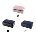 thumbnail image 3 of Caja de joyería de PU Sonducket rosa con gran capacidad, 3 of 6