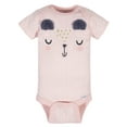 thumbnail image 3 of Gerber Baby Girl Short Sleeves Onesies Bodysuits, 8-Pack, 3 of 8