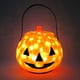thumbnail image 4 of Cubo de calabaza de Halloween con luces LED, cesta de calabaza con sonido y asa, cubo de dulces de Halloween, decoración para fiestas, 4 of 10