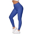 thumbnail image 4 of Women Scrunch Butt Lifting Workout Leggings Textured High Waist Anti Cellulite Yoga Pants, 4 of 6