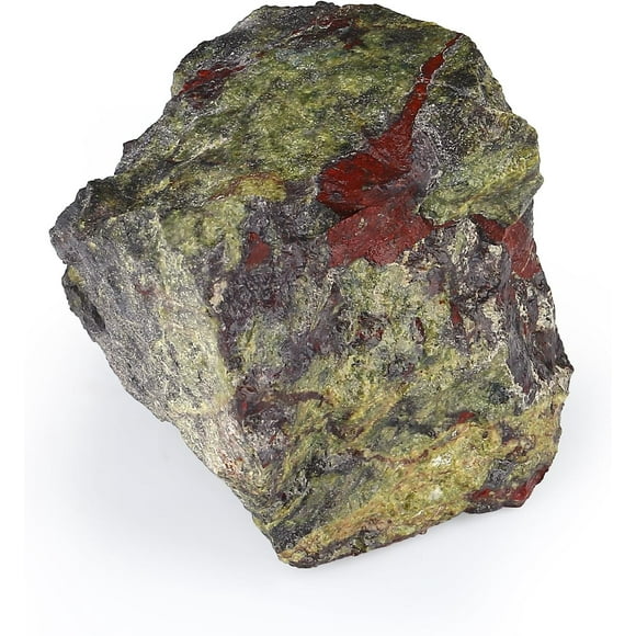 XIANNVXI Dragon Blood Stone Raw Crystals, 1.8-2.2inch Healing Crystals Natural Rough Stones for Tumbling, Cabbing, Decoration, Polishing, Wire Wrapping & Energy Work