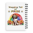 thumbnail image 2 of Wagging Tail English Springer Spaniel Celebrates Rainbow Pride Month LGBT LGBTQ+ Spiral Bound Journal Springers Dog Lover Gifts 5x7in Spiral Notebook - 01003, 2 of 5