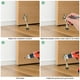 thumbnail image 5 of Uxcell 2-Pack Topes de Puerta, Tope de Puerta de Caída de Aleación de Aluminio de 4 Pulgadas con Altura Ajustable [Tono Dorado], 5 of 7