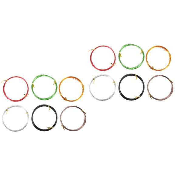 HOMEMAXS 12 pcs Aluminum Bonsai Wires Practical Bonsai Training Wire Gardening Tools for Crafts