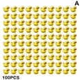 thumbnail image 1 of 100/200PCS Mini Rubber Ducks Miniature Resin Ducks Duckies_ Tiny Yellow R9M3, 1 of 6