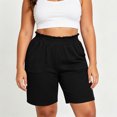 thumbnail image 4 of Women's Casual Summer Shorts High Waisted Elastic Drawstring Lounge Sweatshorts with Large Pockets Flattering Activewear for Workout Running Gym and Everyday Comfort Wear, 4 of 6