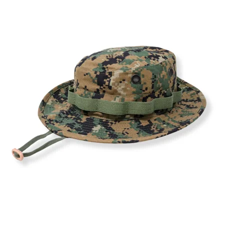 Government Contractor Boonie Hat, Woodland Marpat, New, Size 7, Small