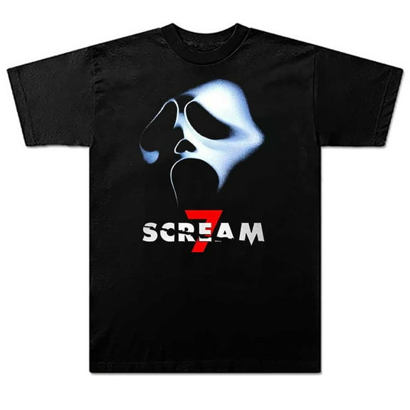 Scream 7 Movie Ghostface Merch  Summer Unisex Short-sleeved T-shirt Fashion Y2K Printed Casual Stylish Design Tee