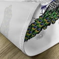 thumbnail image 5 of Ambesonne Spring Place Mats Set of 4, Wild Peacock Feather, Standard Size, Multicolor, 5 of 6