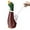Multicolored Mallard, variant on Black Cat 2-Piece Toilet Brush Holder and Brush Set