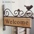thumbnail image 2 of Goriertaly Welcome Sign Mini Bird Pattern Plaque For Indoor Outdoor Beach Office Window, 2 of 6