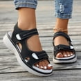 thumbnail image 5 of Norvail Orthopedic Sport Sandals for Women Soft Cushion Foam Comfortable Walking Sandal Arch Support Wide Fit Dress Comfy Orthotic Recovery Athletic Plus-Size Hook-and-Loop Casual Sandals, 5 of 8